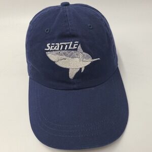 Seattle Hat Adjustable Shark Lucky Stars Strapback Blue Men Casual Everyday Wear